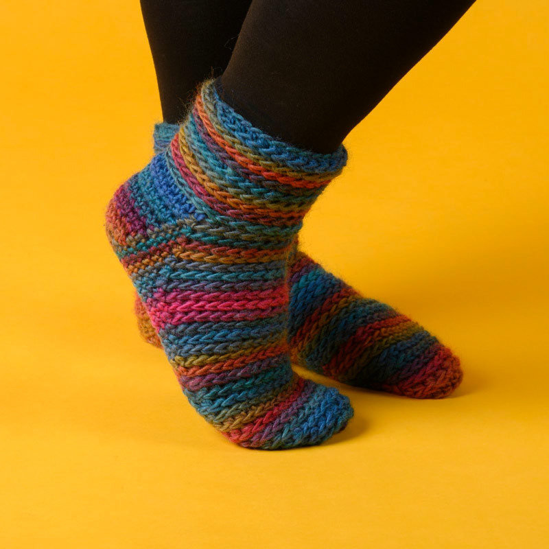 Hæklede sokker | Hækleopskrifter Kreative sysler