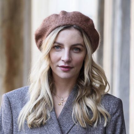 Strikket fransk baret