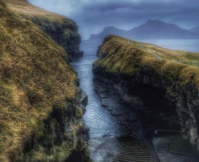 Smukt syn på Færøerne